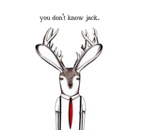 You Don't Know Jack - Blank Greeting Card