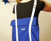So neat True Blue School Canvas Satchel Bag