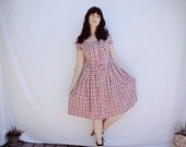 Black and Red Dirndl Dress