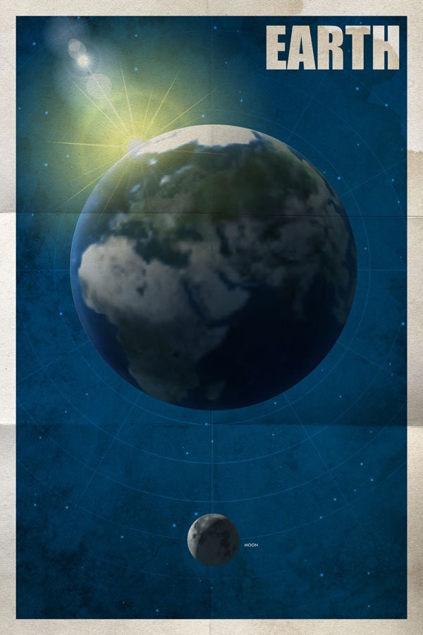 16x24 Planet Earth