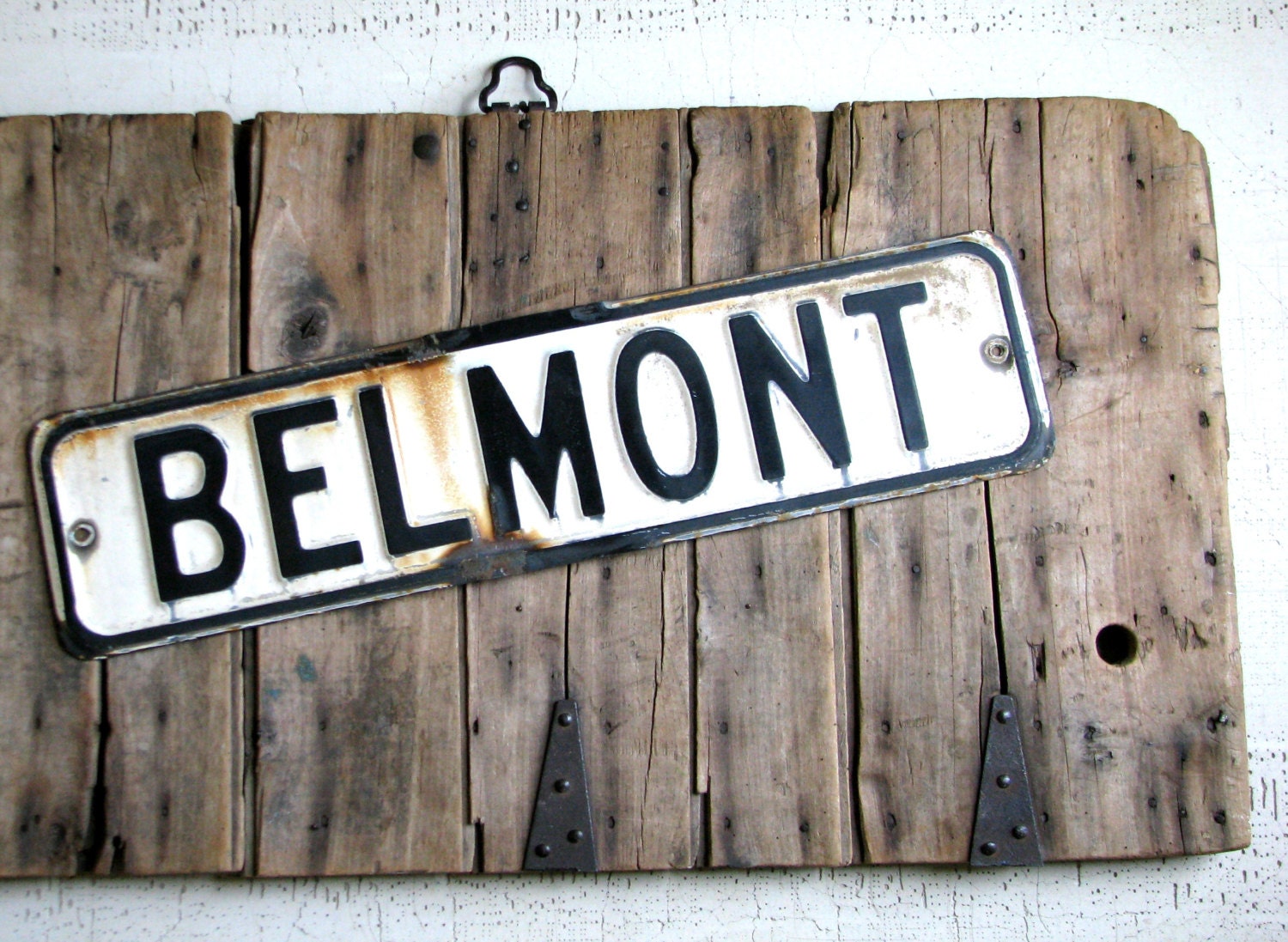city street sign - urban farmhouse style home decor