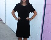 Little Black Dress Velvet and Diamonds by J.R. Nites Vintage