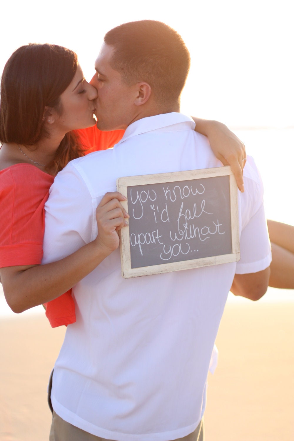 Chalkboard Photo Prop Wedding Engagement Sign Rustic Chic (item P10615)