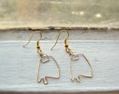 Custom State Earrings- Alabama State Earrings- Personalized Earrings
