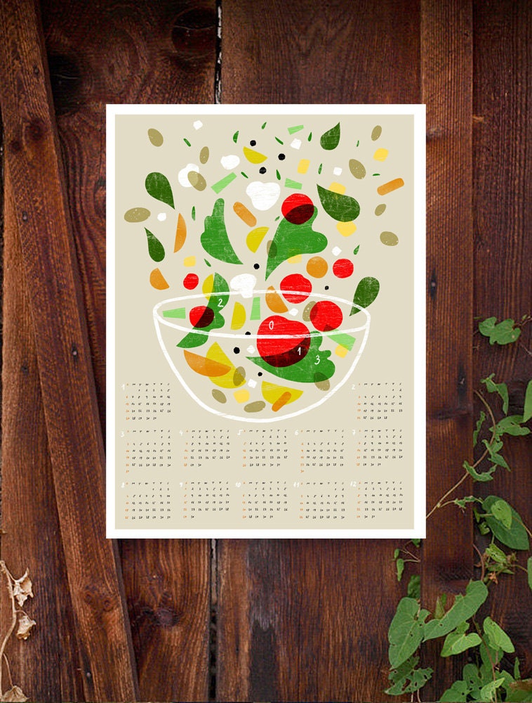 2013 Calendar SALE - Anek Kitchen Art Print - 11x15" - archival fine art giclée print