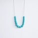 Aqua Pebble Necklace