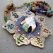 Chakra Necklace, 7 Chakra Pendant, Stone, Chakra Symbols, Lotus Flower, Energy Healing, Mandala, Chakra Jewelry