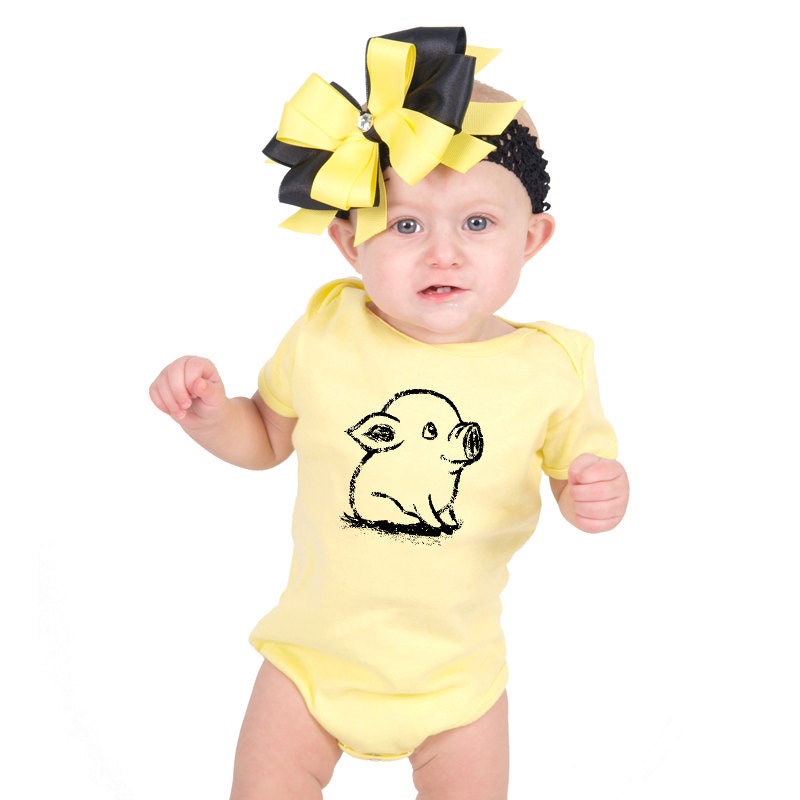 Cute Piggy American Apparel Onesie