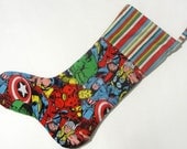 Avengers Fabric Christmas Stocking