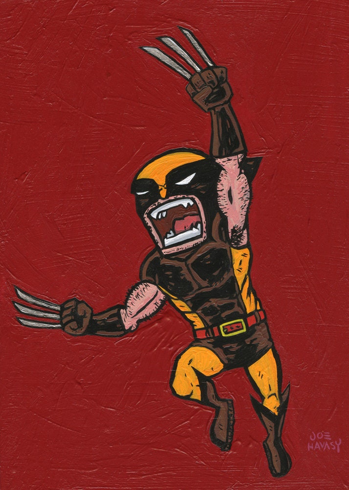 Mini Wolverine Archival Print
