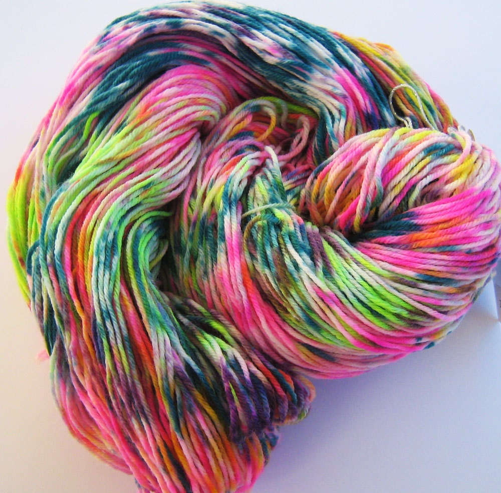 Hysterical Yarns Crush Hand Dyed Yarn