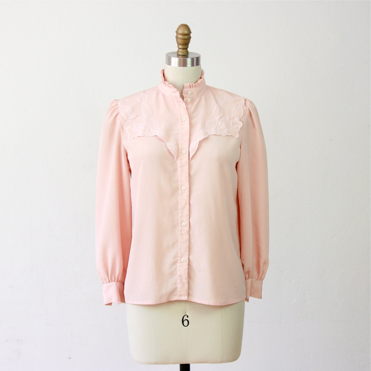 Blushing Lilies Blouse - M