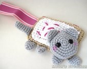 Raspberry Nyan Cat Wristlet