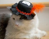 Halloween Cat Hat - Ghost