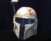 Jeremy Bulloch And  Daniel Logan Signed Steampunk Boba Fett Helmet