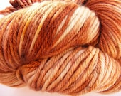 Clearance Handpainted Wool Yarn EARTH Superwash Merino Wool 200yds 4.1oz Worsted Weight