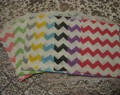 Paper Chevron Bags in your Color Choice --2.75 X 4 - Set of 32 -- Party Favor Il_170x135