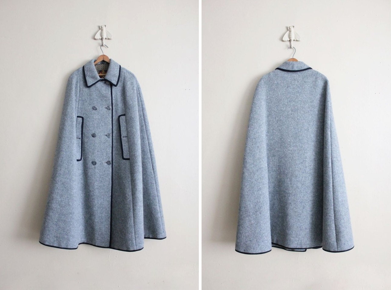1960s cape / Austrian wool cape