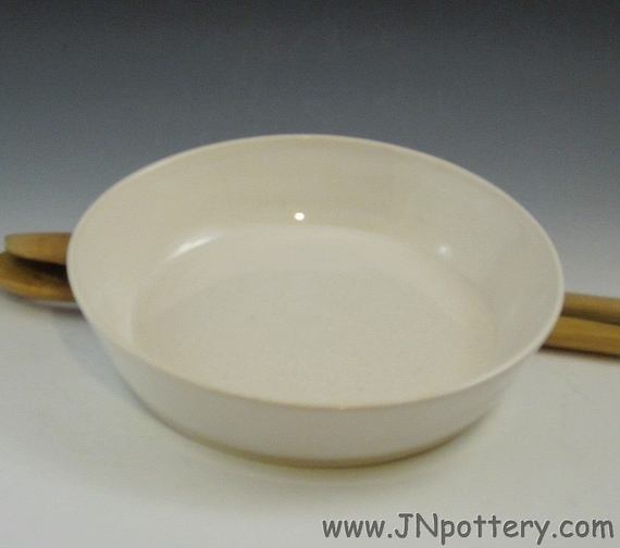 Ceramic Pasta Bowl / Handmade Stoneware Baking or by JNpottery