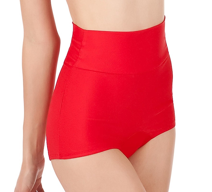 RUBY High Waist Retro Bikini Bottoms Pick Your Size