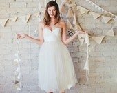Glitter Gold Sweetheart Strapless Tulle Dress -  Hollywood Heather - ouma