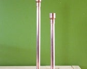 12 3/4 inch Copper Pipe Candle Holder