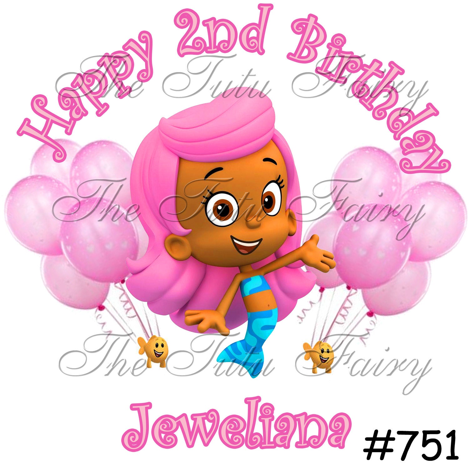 bubble guppies 1st birthday shirt