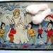 RESERVED FOR CAROLYN Antique Snow White Rug / Pre-Disney Tapestry Children