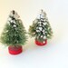 Vintage Bottle Brush Trees Set of Two