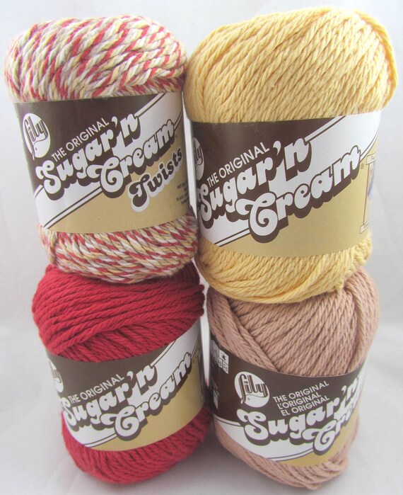 COUNTRY Color Set Lily Sugar'n Cream Yarn by carolscabin on Etsy