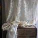 vintage lace curtain panels
