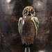 Lampwork Owl Handmade bead - Spirit of the Autumn Sky