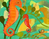 Seahorses  11x14