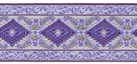 White, Gold, Purple and Violet Diamond Renaissance Trim SCA LARP