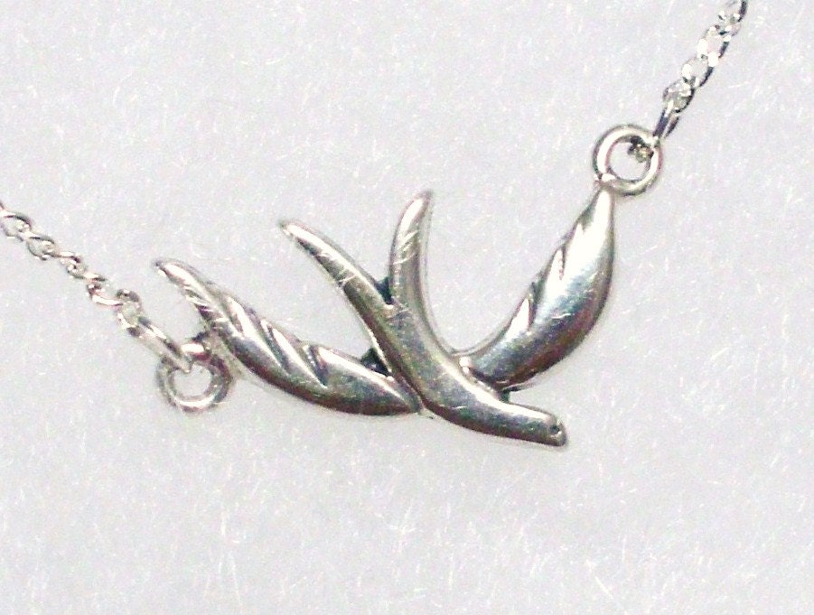 Sterling Silver Dove Chain Necklace