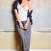 Lingerie sleepwear. Floral (JERSEY LINED) Loungepant / pyjamas