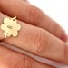Monogram Initial Ring - 14kt gold filled - custom size