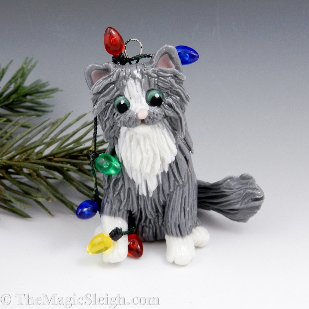 Maine Coon Christmas Ornament 