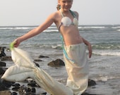 Ivory Mermaid costume with sea shell top