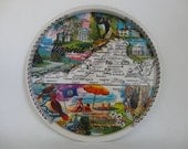 collect all 50...VINTAGE Virginia TRAY for cocktails or wall hanging