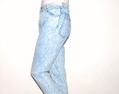 Vintage Jeans Acid Wash with Bow Sasson