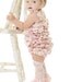 Lace Romper with Shoulder Straps and Bow 20 colors to choose from S, M, or L Floral Satin