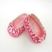 American Girl 18" doll pink paisley slip on flats