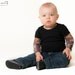 Black Heartbreaker tattoo sleeve onesie or tshirt