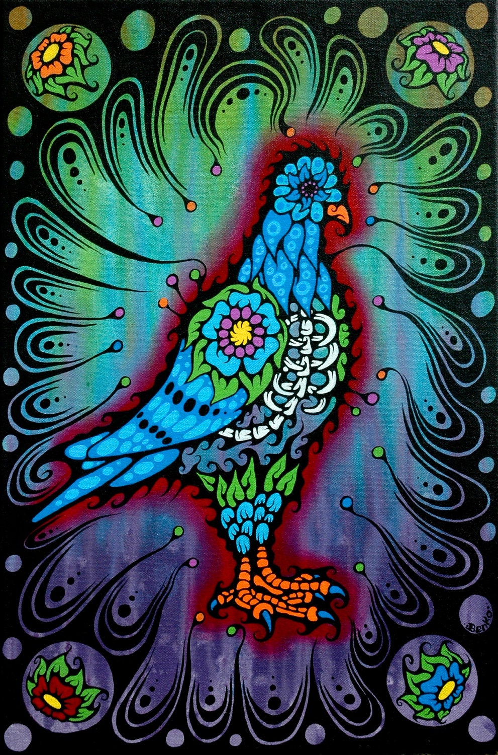 Pigeon De Los Muertos  11 X 16