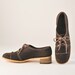 1960's Brown Suede Lace Up MOD Shoes