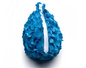 Vintage Style Bathing Cap Cruise Bag - Blue - Multi floral
