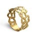 GOLD LEOPARD 14k Yellow Gold Ring, Unique Gold Diamond Ring, Diamond Wedding Band, Arosha Italian fine jewelry