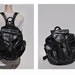 RESERVED leather backpack huge vintage LEATHER BACKPACK tote rucksack back pack ruck sack