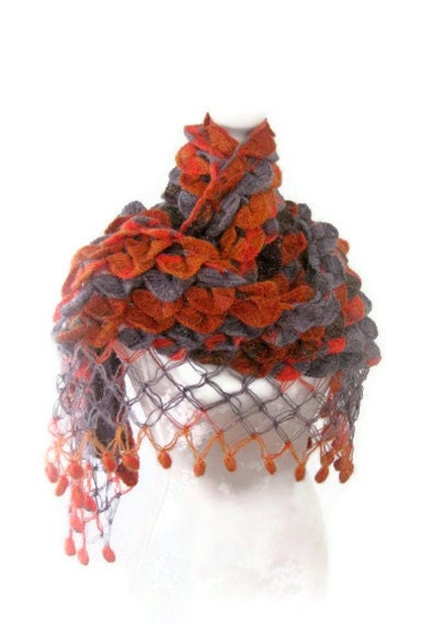 PDF CROCHET PATTERN pattern for scarf, shawl, Tutorial,